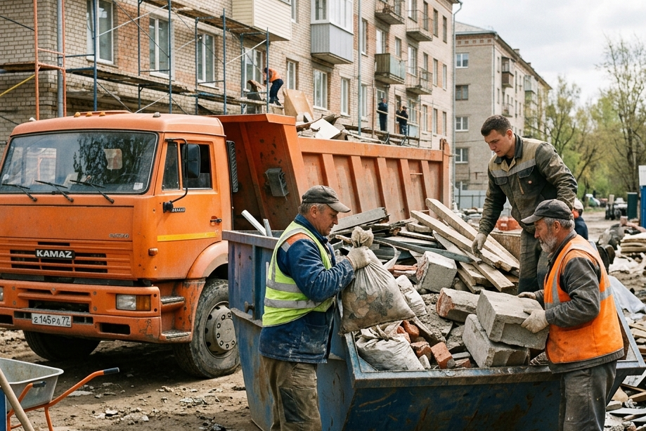 вывоз мусора