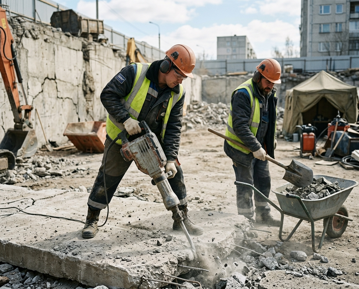 <span style="font-weight: bold;">Демонтаж бетона</span>